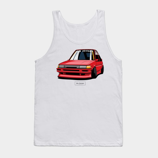 Toyota Corolla AE86 Levin Tank Top by RexDesignsAus